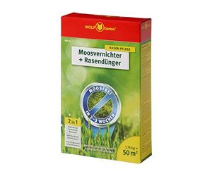 WOLF-Garten ANTIMUSCHIO E Fertilizzante per Prato - SW 50 - 1,75 kg per 50 m² - 3841010