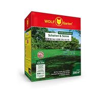 WOLF-Garten "Ombra & Sole" Prato Premium LP 200 (per 200 m², densità molto elevata con circa 100.000 germogli/m², particolarmente resistente, elevata tollerabilità all'ombra, scatola pieghevole da 4
