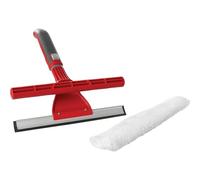 Attrezzo lavavetri 28 cm combinato con panno removibile e lavabile WOLFGARTEN