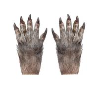 Wolf Gloves Halloween Werewolf Costume: Furry Beast Paw