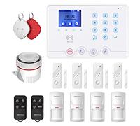 Wolf Guard 4G + WiFi Sistema di allarme di sicurezza lo schermo LCD per casa, Costruito in italiano, sistema di sicurezza domestica che supporta l'APP Tuya Smart Life