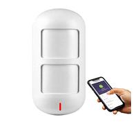 Wolf-Guard Rilevatore di Movimento WiFi 2.4 GHz, Sensore PIR Intelligente Compatibile con Tuya Smart Life, Notifiche in Tempo Reale, Integrazione Alexa/Google Home