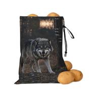 Wolf Guard - Sacca traspirante per patate e cipolle | Tessuto che blocca la luce. Estende la freschezza. Cerniera laterale. Facile da trasportare.