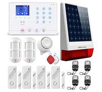 Wolf Guard W4Q-W03 WiFi 4G kit sistema di allarme antifurto casa wireless domestico, APP Tuya Smartlife Alexa, italiano (white W4Q-W06)