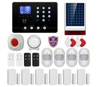 Wolf Guard WiFi 4G kit sistema di allarme antifurto casa wireless domestico, APP Tuya, Sirena da esterno solare, italiano (W4Q-X)
