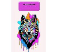 Wolf | hardcover | notebook | Journal | organizer |cute journal for teens | trendy school notebook |gift for teen girl | daily writing notebook
