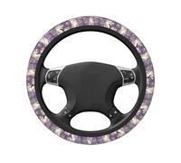 Wolf Heads Magnolia Flowers Car Stretch Volante Coprivolante Universale 15 Pollici, Antiscivolo, Traspirante per SUV Trucks