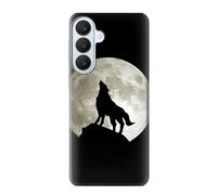 Wolf Howling at The Moon Case Cover Custodia per Samsung Galaxy S26 Plus