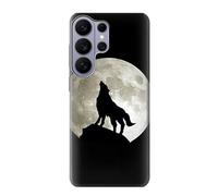 Wolf Howling at The Moon Case Cover Custodia per Samsung Galaxy S26 Ultra