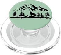 Wolf Howling Moon Gray Wolf Wolf Puppy Wild Animal PopSockets PopGrip per MagSafe