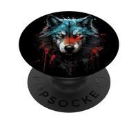 Wolf in Dir Alfa Wolf Lupi Amanti Wolf Odins Viking Wolf PopSockets PopGrip Adesivo