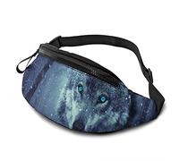 Wolf In Forest Dark per donna sportivo da uomo da allenamento regolabile