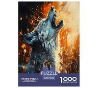 Wolf Jigsaw Puzzle Impossibili 1000 Pezzi Decorazione Per La Casa. Giochi Rilassamento E Intelligence Per Adulti E Bambini Da 12 Anni 70x50cm/1000pcs