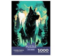 Wolf Jigsaw Puzzle Impossibili 1000 Pezzi Decorazione Per La Casa. Giochi Rilassamento E Intelligence Per Adulti E Ragazzi Da 14 Anni 38x26cm/1000pcs