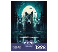 Wolf Jigsaw Puzzle Impossibili 1000 Pezzi Decorazione Per La Casa. Giochi Rilassamento E Intelligence Per Adulti E Ragazzi Da 14 Anni 70x50cm/1000pcs