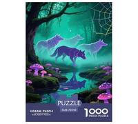 Wolf Jigsaw Puzzle Impossibili 1000 Pezzi Decorazione Per La Casa. Giochi Rilassamento E Intelligence Per Adulti E Bambini Da 12 Anni 70x50cm/1000pcs