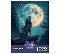 Wolf Jigsaw Puzzle Impossibili 1000 Pezzi Decorazione Per La Casa. Giochi Rilassamento E Intelligence Per Adulti E Ragazzi Da 14 Anni 38x26cm/1000pcs