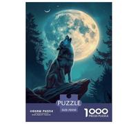 Wolf Jigsaw Puzzle Impossibili 1000 Pezzi Decorazione Per La Casa. Rilassamento E Intelligence Per Adulti E Ragazzi Da 14 Anni 70x50cm/1000pcs