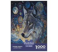 Wolf Jigsaw Puzzle Impossibili 1000 Pezzi Decorazione Per La Casa. Rilassamento E Intelligence Per Adulti E Ragazzi Da 14 Anni 38x26cm/1000pcs