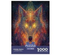 Wolf Jigsaw Puzzle Impossibili 1000Pcs Decorazione Per La Casa. Giochi Rilassamento E Intelligence Per Adulti E Bambini Da 12 Anni 38x26cm/1000pcs