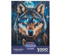 Wolf Jigsaw Puzzle Impossible 1000 Pezzi Decorazione Per La Casa. Giochi Rilassamento E Intelligence Per Adulti E Ragazzi Da 14 Anni 38x26cm/1000pcs