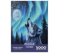 Wolf Jigsaw Puzzle Impossible 1000 Pezzi Decorazione Per La Casa. Rilassamento E Intelligence Per Adulti E Bambini Da 12 Anni 38x26cm/1000pcs