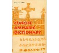 Wolf Leslau Concise Amharic Dictionary (Tascabile)