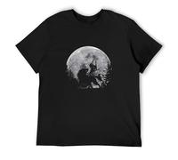 Wolf Link Midna Mond Damen Twilight Princess O-Neck 100% Cotton Short Sleeve Unisex T-Shirt M