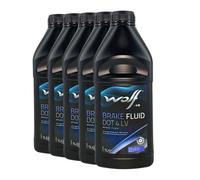 WOLF Liquido Frenante DOT 4 LV ISO 4925 Classe 3,4 E 6, 5x1 Litro