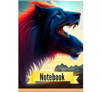 Wolf Notebook for Men & Women - Mountain Wilderness Journal | Lined Notebook for Writing, School, Work, Notes | 8.5 x 11, 160 Pages