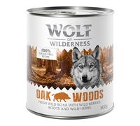 Wolf of Wilderness Adult 6 x 800 g - Oak Woods - Cinghiale