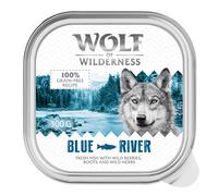 Wolf of Wilderness Adult 6 x 300 g umido per cane - Blue River - Pesce