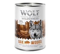 Wolf of Wilderness Adult 6 x 400 g umido Single Protein per cane - Oak Woods - Cinghiale
