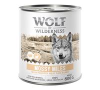 Wolf of Wilderness Adult "Expedition", 6 x 800 g - Mossy Miles - Pollame con coniglio