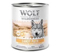 Wolf of Wilderness Adult "Expedition", 6 x 800 g - Sandy Path - Pollame con pollo
