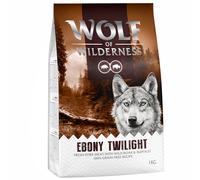 Wolf of Wilderness "Ebony Twilight" - Cinghiale & Bufalo Crocchette cane - 1 kg