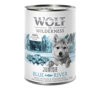 Little Wolf of Wilderness Junior 12 x 400 g - Blue River - Pollo & Salmone