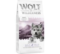 Wolf of Wilderness Junior "Wild Hills" - Anatra Crocchette per cani - 12 kg