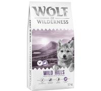 Wolf of Wilderness Junior "Wild Hills" - Anatra Crocchette per cani - 12 kg - NUOVA RICETTA