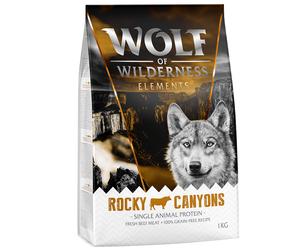 Wolf of Wilderness Manzo Monoprotein "Rocky Canyons" - 1 kg
