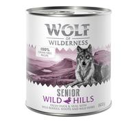 Wolf of Wilderness Senior 6 x 800 g - Wild Hills - Anatra & Vitello