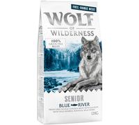 Wolf of Wilderness Senior "Blue River"- Pollo allevato all'aperto & Salmone - 12 kg