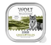 Wolf of Wilderness Senior Duo-Protein 6 / 24 x 300 g umido cane - Set %: 24 x 300 g: Green Fields - Agnello & Pollo