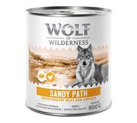 Wolf of Wilderness Senior "Expedition", 6 x 800 g - Sandy Path - Pollame con pollo