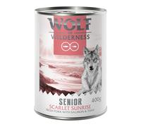 Wolf of Wilderness Senior "Red Meat" Scarlet Sunrise 6 x 400 g umido cane - 6 x 400 g