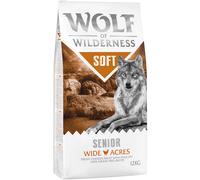 2 x 12 kg Wolf of Wilderness ""Soft & Strong"" - Senior ""Soft - Wide Acres"" - Pollo