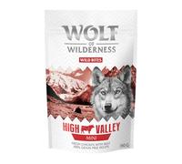Wolf of Wilderness Snack - Wild Bites 180 g - MINI High Valley - Manzo & Pollo (dadini) - NUOVO!