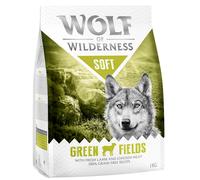 Wolf of Wilderness Soft - Green Fields Agnello Crocchette per cani - 5 kg (5 x 1 kg)