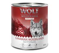 Wolf of Wilderness "Triple Taste" 6 x 800 g - Canada - manzo, tacchino, mirtilli