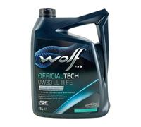 WOLF OfficialTech 0W-30 LL III FE VW TL 525 45, FIAT 9.55535-S3, 2X5 Litri